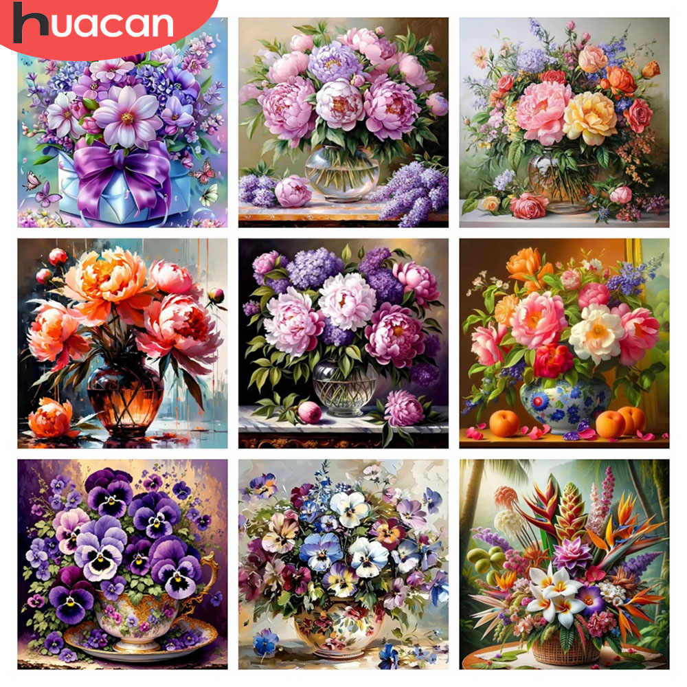 HUACAN 5D Elmas Mozaik Gül Çiç - Resin Art Wallpaper incelemesi ve fiyatı