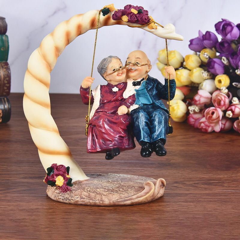 Çin Salıncağı Yaşlı Çiftler Re - Resin Art Wedding Gift incelemesi ve fiyatı