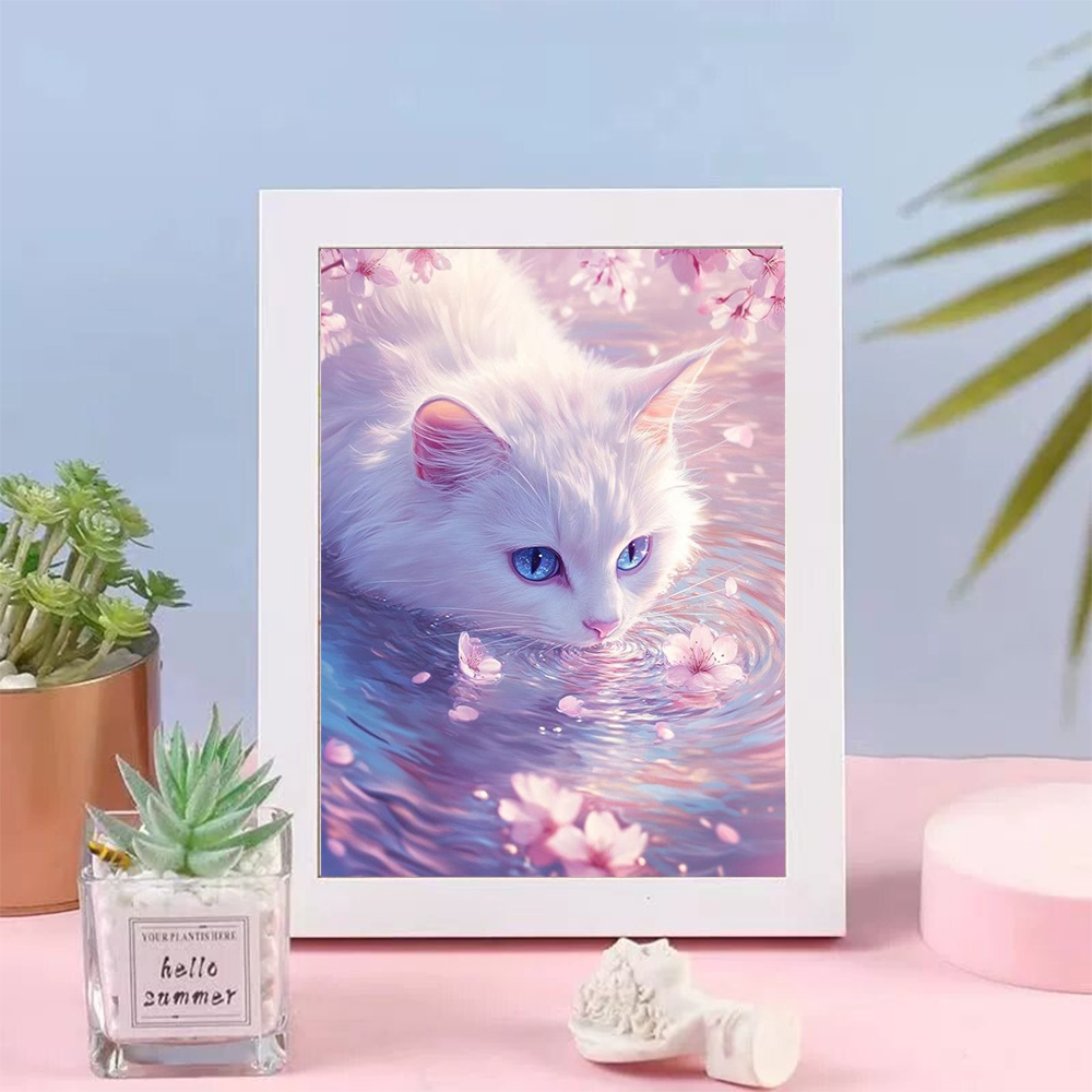 5D Elmas Boyama Kedi Severler  - Resin Art Wallpaper incelemesi ve fiyatı